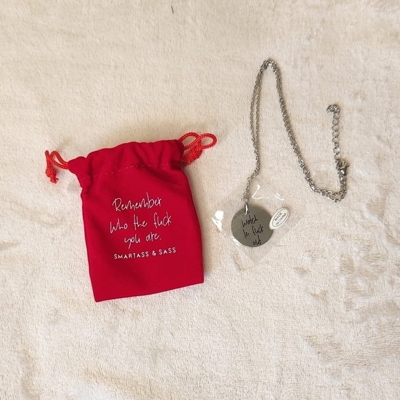 Watch Le F*ck Out Necklace Silver Tone - Picture 9 of 11